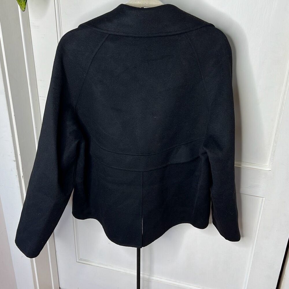 Belle & Bloom I'm Yours Wool Blend Peacoat Black Nwot Size Large - Picture 6 of 9